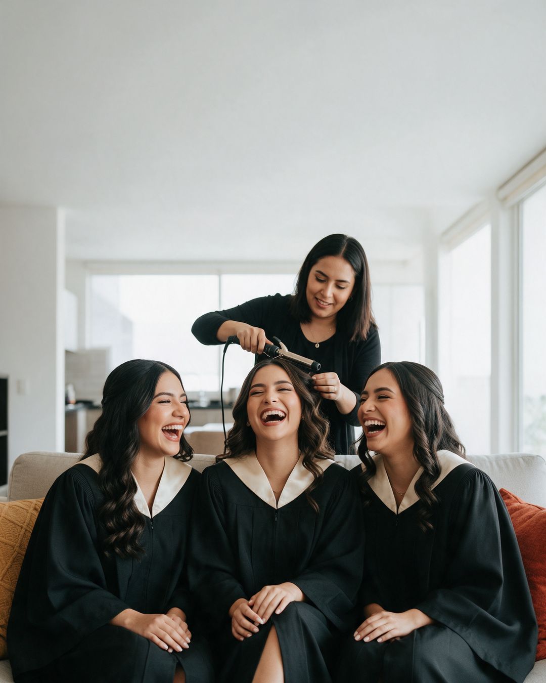 Vos y tus amigas, listas en casa